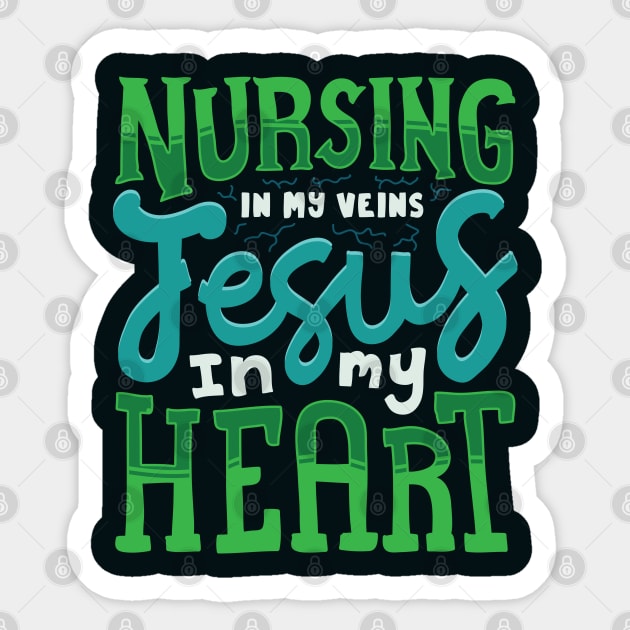 Nursing in My Veins Sticker by Tenh